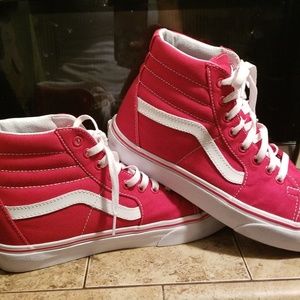 High Top Vans Women's size 9.5 Mens size 8